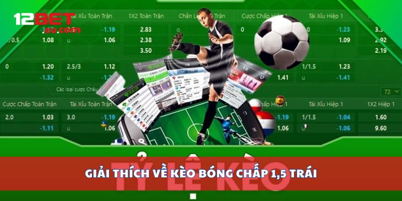 Giải thích về kèo bóng chấp 1.5 trái